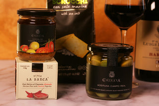 Luxury Gift Olives and Barolo
